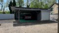 Doppelcarport und Garage