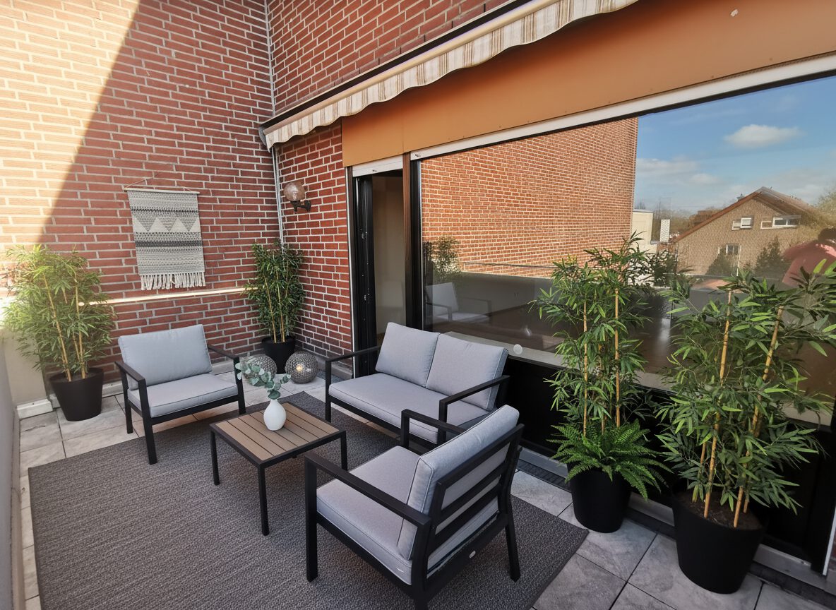 Balkon Visualisierung (KI-generiert, mögliche Gestaltung)