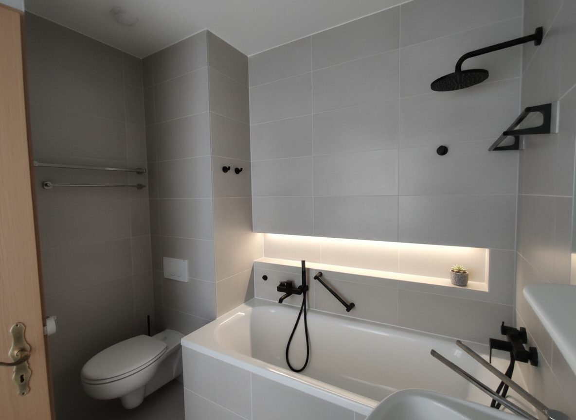 Badezimmer Visualisierung (KI-generiert, mögliche Gestaltung)