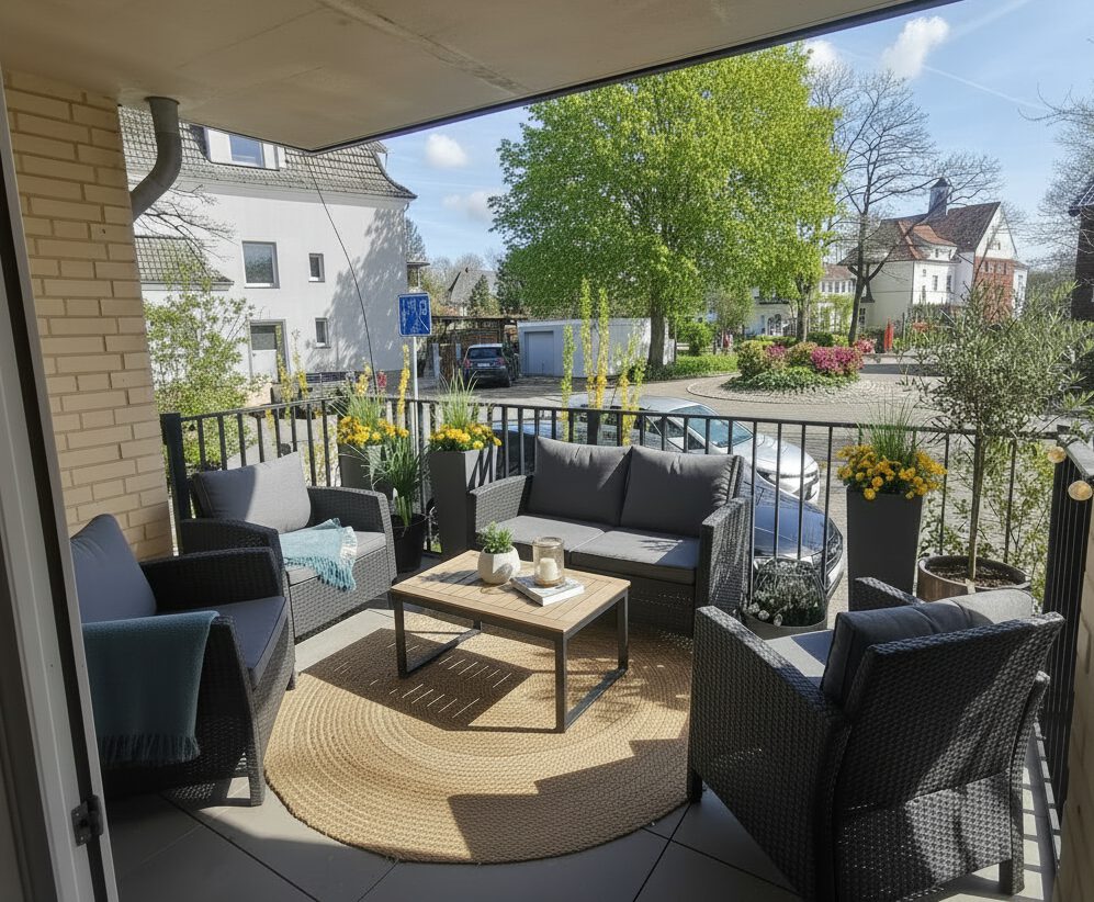 Balkon Beispiel Einrichtung